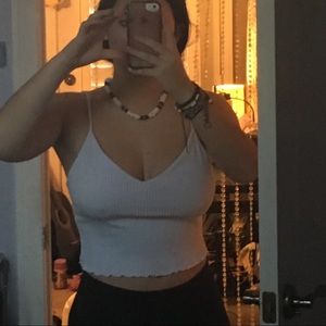 White tank top
